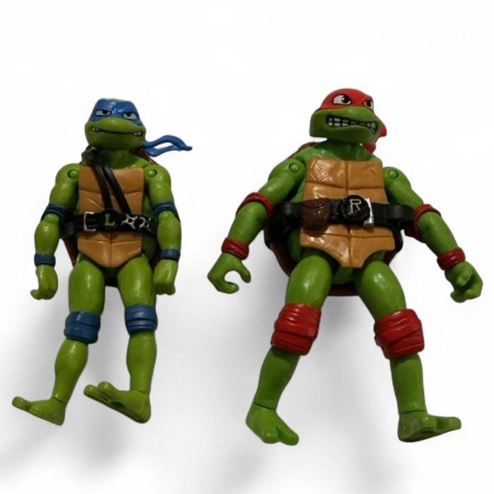 Playmates TMNT Mutant Mayhem Action Figures Kids 4.5in Green Excellent 2-Pack